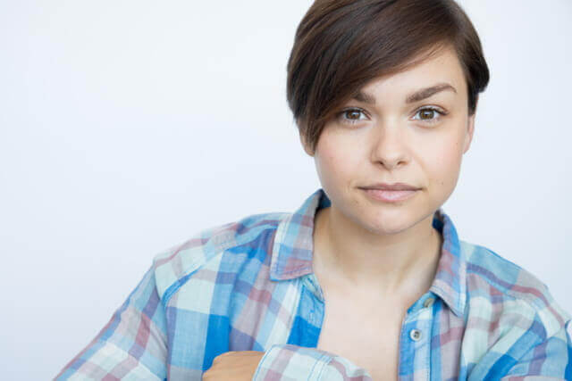 Voice actor Reba Buhr , who is sharing advice on how you can enter the industry.