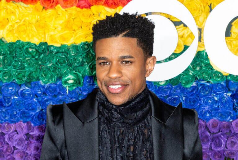 Acting Up guest Jeremy Pope attends the 73rd Annual Tony Awards at Radio City Music Hall
