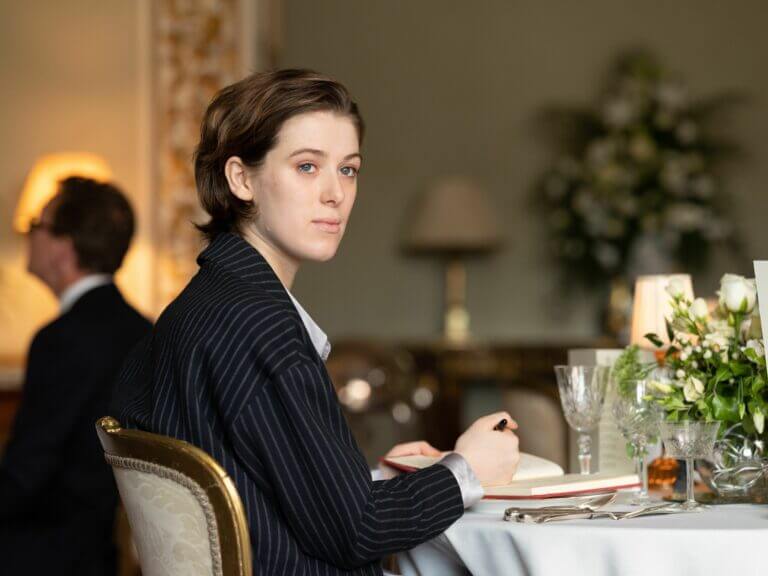 Honor Swinton Byrne discusses her acting and more in the film 'The Souvenir Part II'