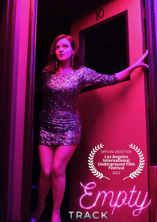 Christie Harms in a promotional photo for the indie short "Empty Track."